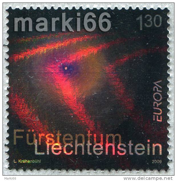 Liechtenstein - 2009 - Europa ´CEPT - Astronomy - Mint Stamp - Ungebraucht