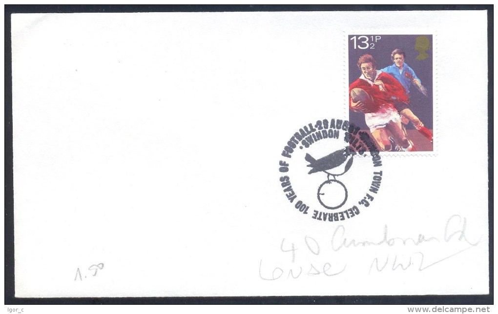 United Kingdom England UK 1981 Cover: Football Fussball Soccer Calcio:Swindon Town FC 100 Years Of Football: Bird - Autres & Non Classés