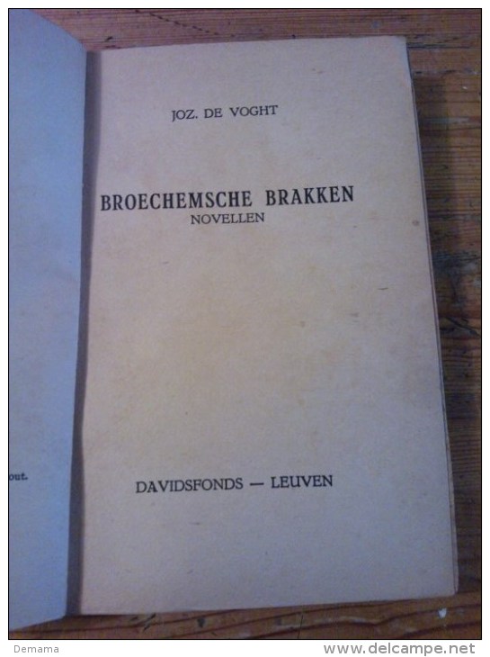 'Broechemse Brakken' Novellen Jozef De Voght nr 331  1945-4