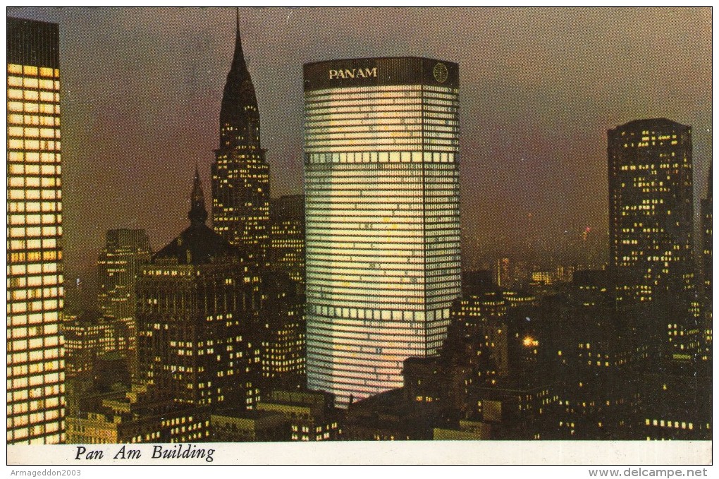 L30  /  ETATS UNIS CPSM  NEW YORK PAN AM BULDING    /  VOYAGEE VOIR DOS - Altri Monumenti, Edifici