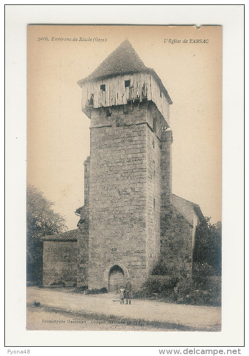 TARSAC Près De RISCLE - L'Eglise - (Animée) - Altri & Non Classificati