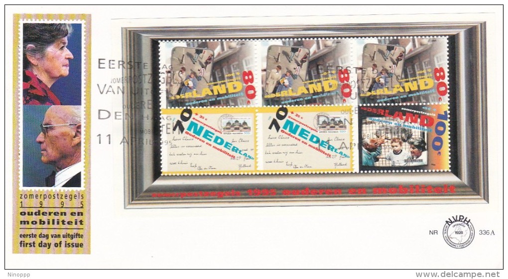 Netherlands 1995 Senior Citizen Welfare Miniature Sheet FDC - FDC