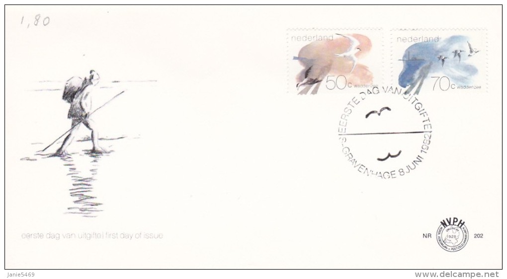 Netherlands 1982 Birds FDC - FDC