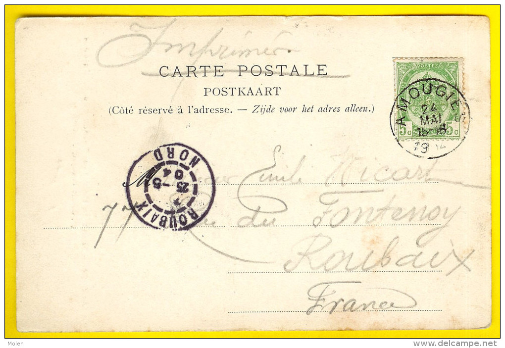 CHÂLET DeSAPINIERES = ORROIR MONT DE L ENCLUS - PATISSERIE CAFE KLUISBERG - Circulée 1904 - ANIMATION 1139 - Mont-de-l'Enclus