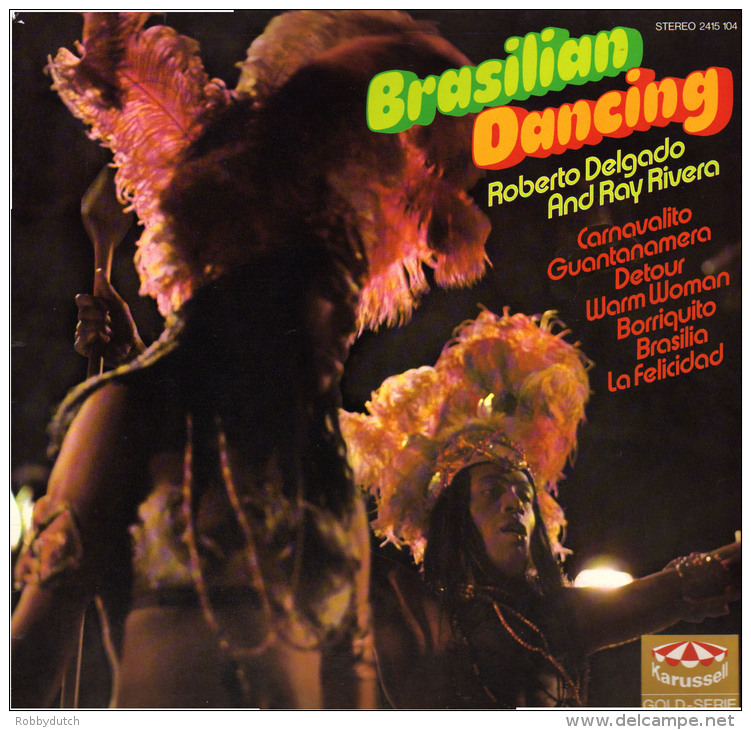 * LP *  ROBERTO DELGADO And RAY RIVERA - BRASILIAN DANCING (Germany 1973 EX-!!!) - Instrumentaal