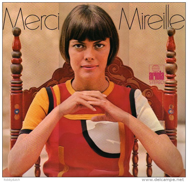 * LP *  MIREILLE MATHIEU - MERCI MIREILLE  Incl. Poster (Austria 1975 EX-!!!) - Andere - Franstalig