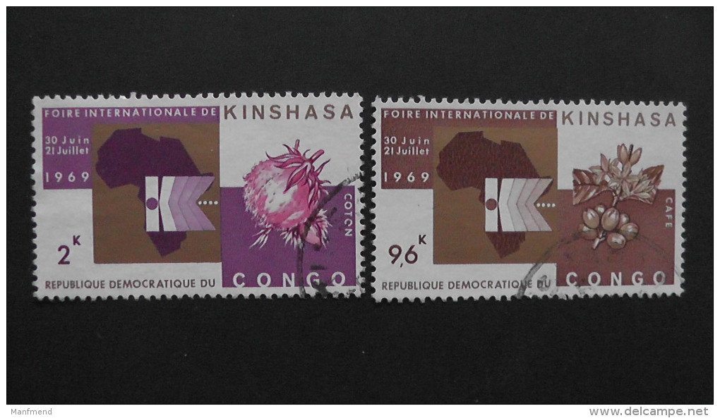 Kongo (ehem.Belg.Kongo) - 1969 - Mi:330,332 O - Look Scan - Gebraucht