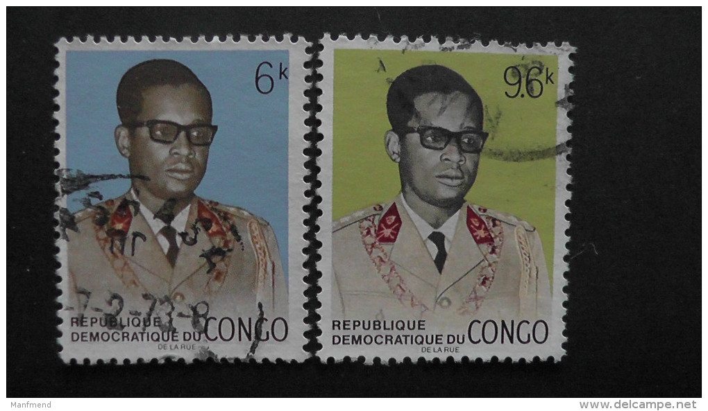 Kongo (ehem.Belg.Kongo) - 1969 - Mi:348-9 O - Look Scan - Gebraucht