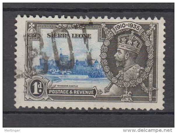 Sierra Leone Mi# 144 Used PAQUEBOT Postmark 1935 - Sierra Leone (...-1960)