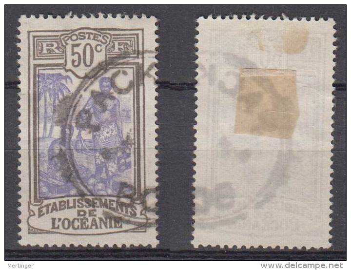 French Ozeania Mi# 36 Used With PAQUEBOT Postmark - Gebraucht