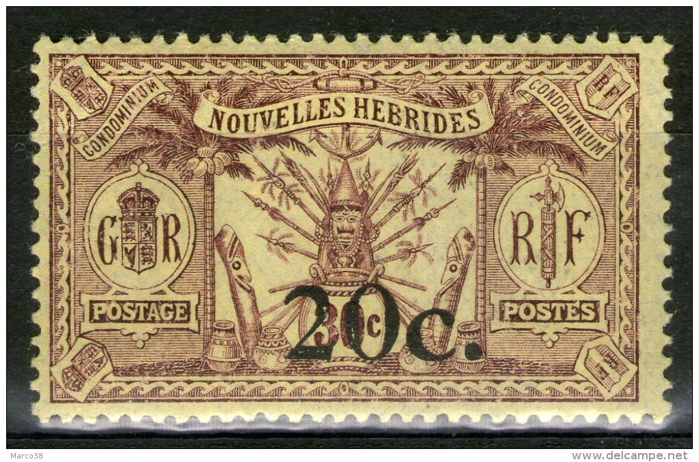 Nelles-HEBRIDES:  N°63 *    - Cote 19€ - - Unused Stamps