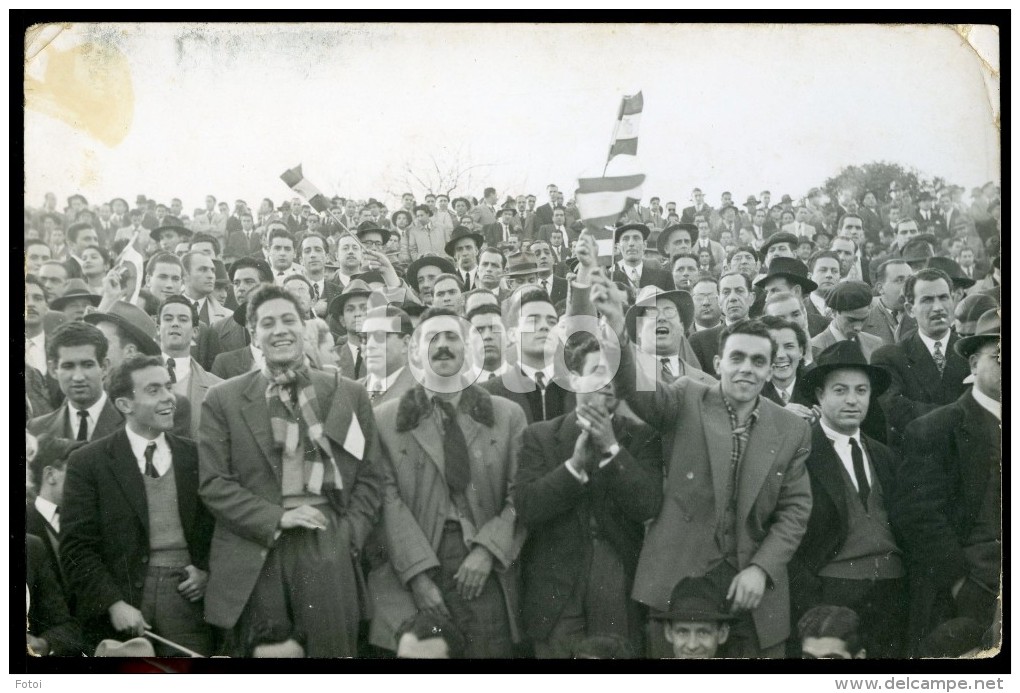 1951 REAL PHOTO Claque SLB Benfica Versus FCP Porto Jogo Futebol Game Stadion Stade Stadio Stadium FOOTBALL PORTUGAL - Calcio