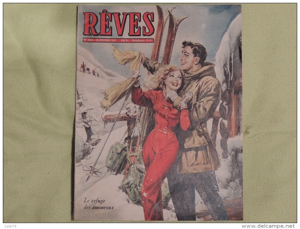 "Rêves" - Revue - N° 286 - Décembre 1951 - 1900 - 1949