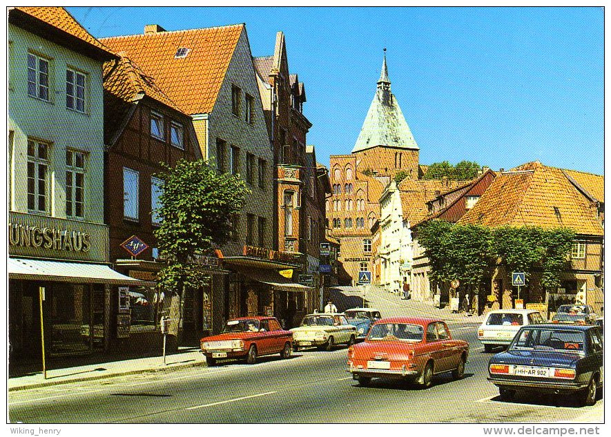 Mölln - Marktstraße Mit Sankt Nicolaikirche - Moelln