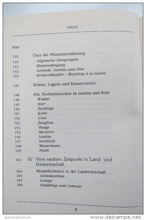 Johanna Paungger/Thomas Poppe "Vom richtigen Zeitpunkt" die Anwendung des Mondkalenders im täglichen Leben