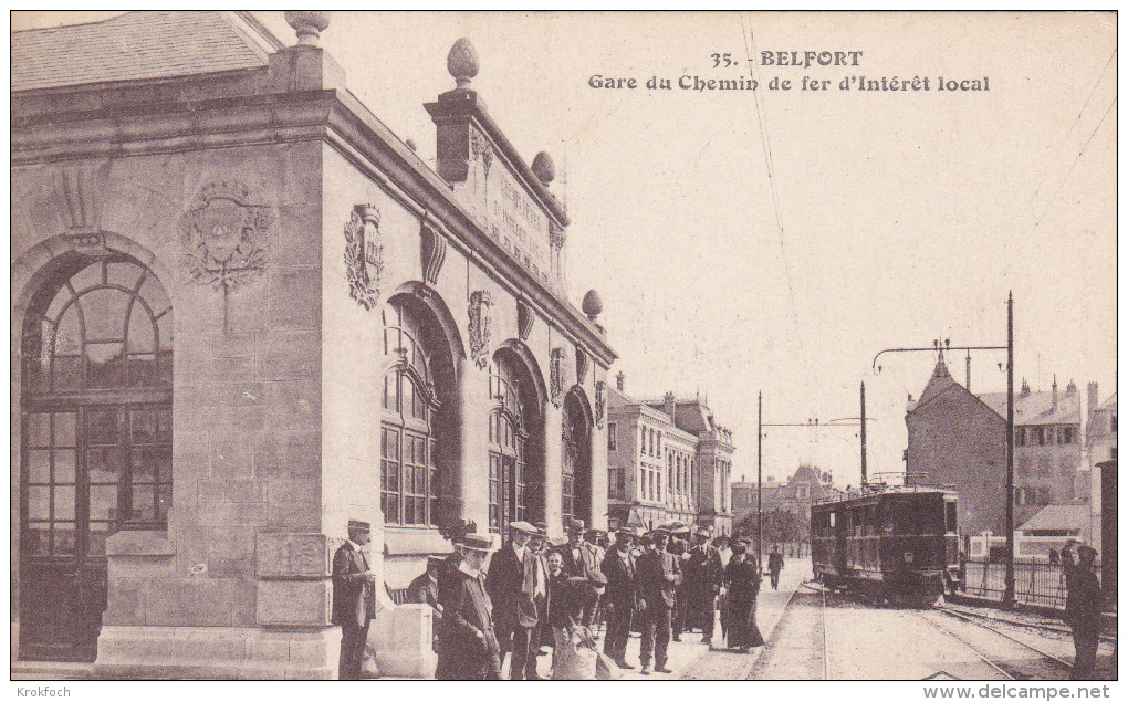 Belfort - Gare Du Chemin D Efer D'intérêt Local - Train Tramway - Belfort - Ville