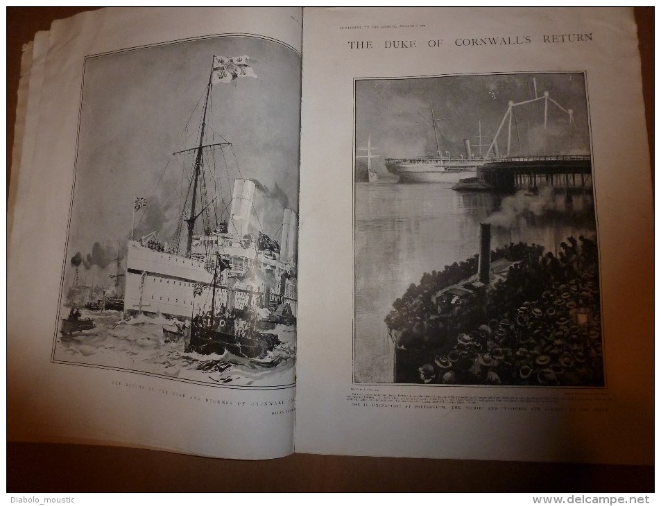 November 9, 1901 : THE GRAPHIC and ILLUSTRATED WEEKLY NEWSPAPER (Strand 190 London)