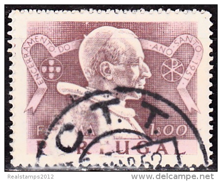 PORTUGAL - 1951,  Encerramento Do Ano Santo.  1$00   (o)  MUNDIFIL  Nº 735 - Oblitérés