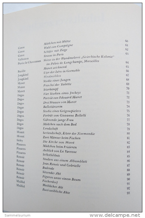 "Die Französischen Impressionisten" Eine Auswahl Der Besten Meisterzeichnungen Des Neunzehnten Jahrhunderts - Malerei & Skulptur