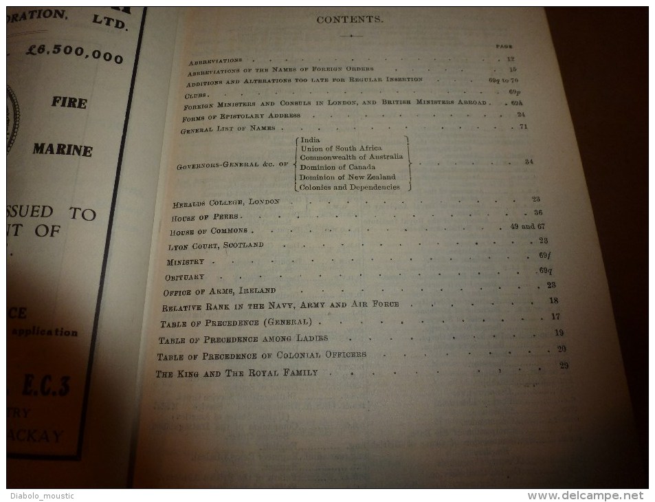 1925  kelly's handbook to the titled landed and official classes