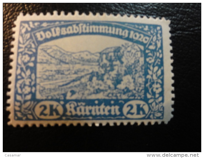 KARNTEN Carinthie Local Stamp 1920 Propagandamenken WW1 Abstimmung Plebiscite Austria - Nuevos