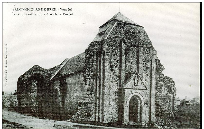 85-1325 - Saint Nicolas De Brem - Eglise Byzantine - Autres & Non Classés