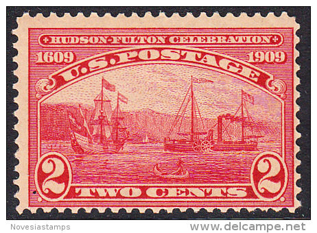 !a! USA Sc# 0372 MNH SINGLE (a2) - Hudson-Fulton Celebration - Neufs