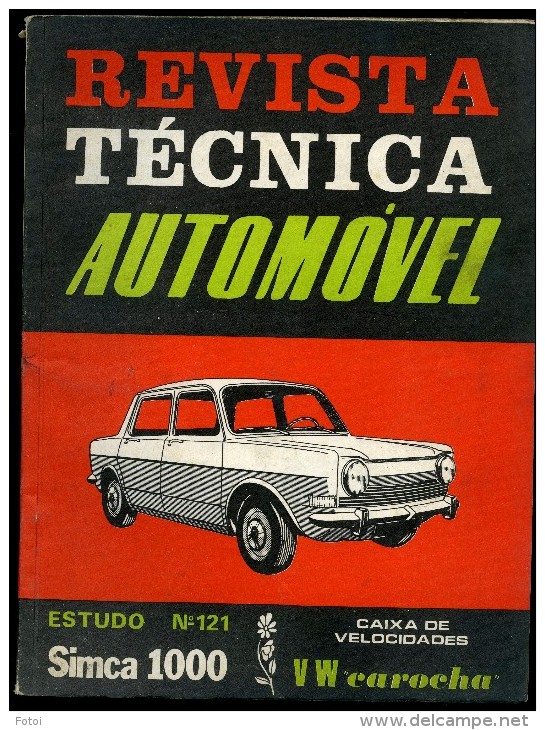 1975 RTA REVISTA TECNICA AUTOMOVEL SIMCA 1000 MAGAZINE - Transport