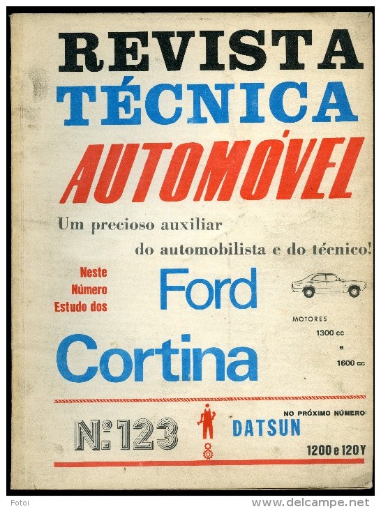 1975 RTA REVISTA TECNICA AUTOMOVEL FORD CORTINA MAGAZINE - Transportation