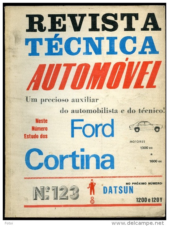 1975 RTA REVISTA TECNICA AUTOMOVEL FORD CORTINA MAGAZINE - Transports