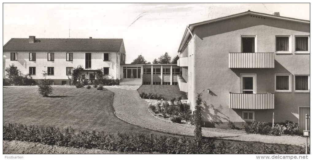 ÄLTERE POSTKARTE ALLNER SIEG NEUROLOISCHES SANATORIUM 1968 HENNEF Hospital Ansichtskarte Cpa Postcard AK - Hennef