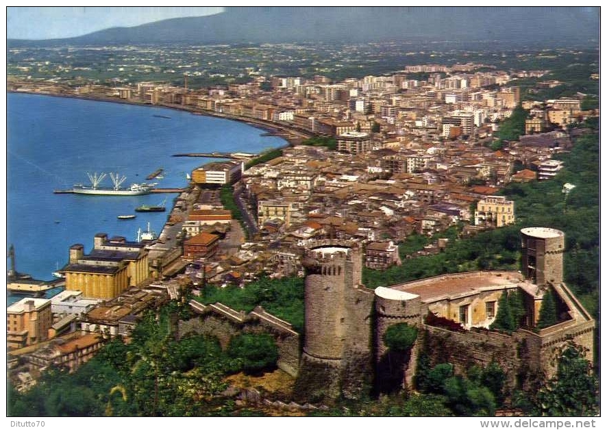 Castellamare Di Stabia - Panorama E Castello Angioino - 63875 - Formato Grande Viaggiata - Castellammare Di Stabia