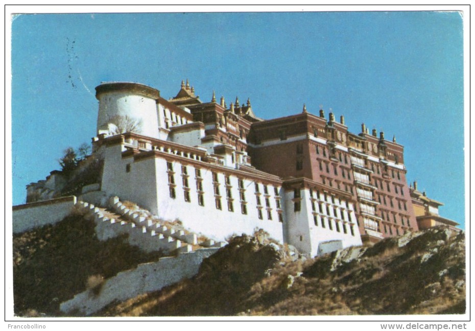 CHINA/CHINE - LHASA THE SOUTH-WEST SIDE OF THE POTALA PALACE - Chine