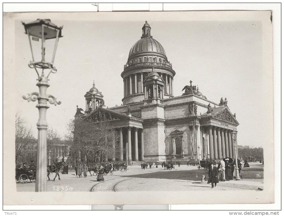 Photo Ancienne Branger "Cathédrale Pierre Et Paul - St Petersbourg" Circa 1912 - Lieux