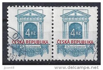 Czech-Republic  1996  Architectural Styles; Classicist  (o) Mi.118 - Used Stamps