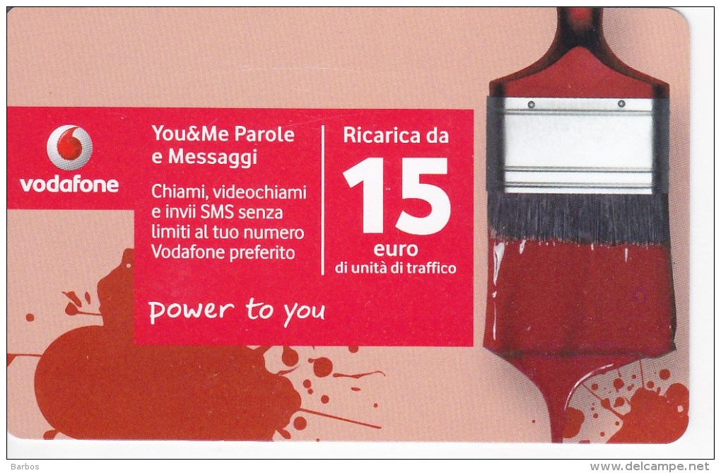 Italy ,  Phonecard Prepaid  ,  Used - GSM-Kaarten, Aanvulling & Voorafbetaald