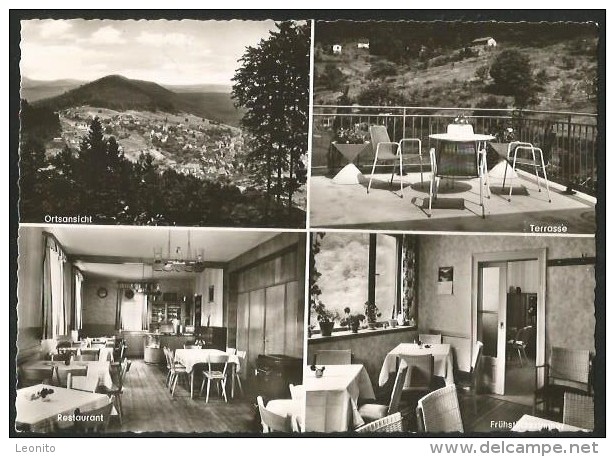IGGELBACH Elmstein Rheinland-Pfalz Gasthaus Pension Restaurant PFÄLZERHOF Bad Dürkheim 1965 - Bad Duerkheim