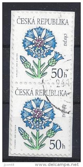 Czech-Republic  2003  Flowers (o) Mi.??? - Oblitérés