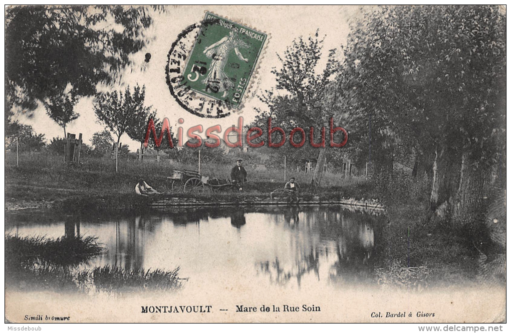 60 -  MONTJAVOULT - Mare De La Rue Soin-  2 Scans - Montjavoult