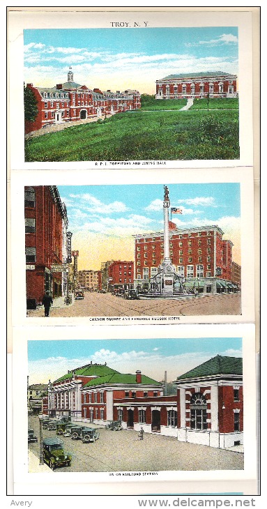 Souvenir Folder Of Troy, New York - Altri & Non Classificati