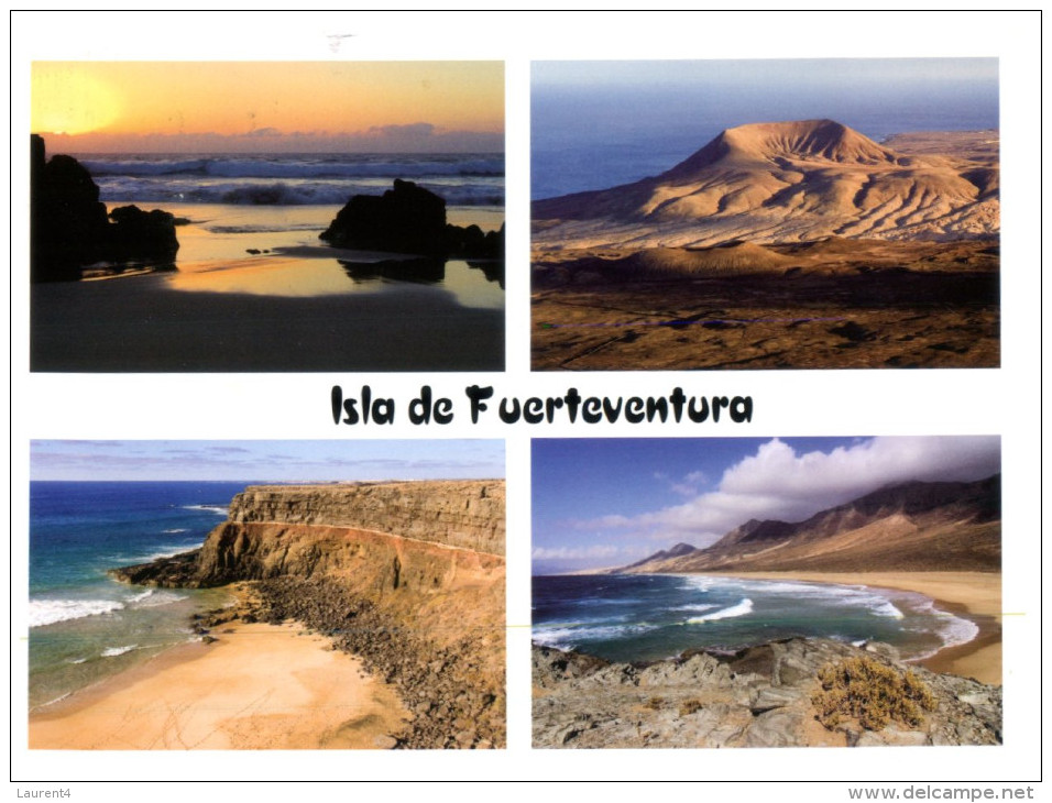 (104) Spain - Fuerteventura Island - With Stamps At Back Of Postcard - Fuerteventura