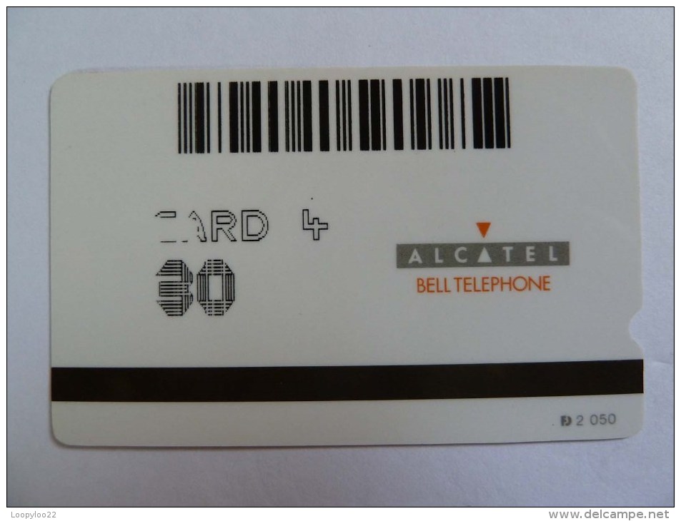 BELGIUM - Alcatel Engineer Test Card - Card 4 - 30 Units - Brussels Square - Only 2 Pieces Known - Very RARE - Service & Tests