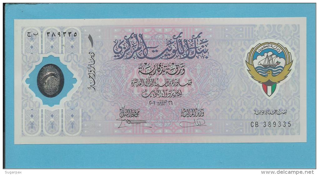 KUWAIT - 1 Dinar - 2001 - Pick CS2 - UNC - Commemorative 10th Anniversary Of The Liberation Of Kuwait - Koweït