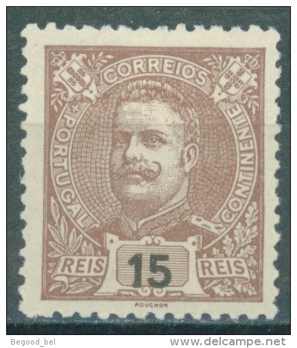 PORTUGAL  - 1895 -  MH/* - CARLOS I - Yv 127 Mi 127 A  Af 140 - Lot 11320 - Nuevos