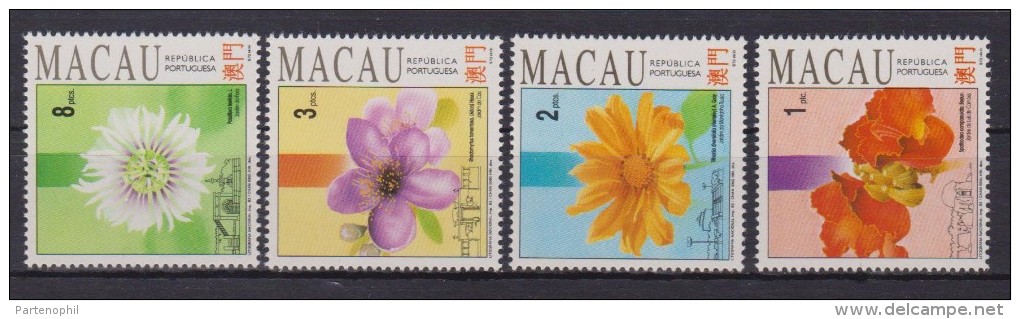 Macao Macau 1993 Flower Fiori Mnh Stamp - Ungebraucht
