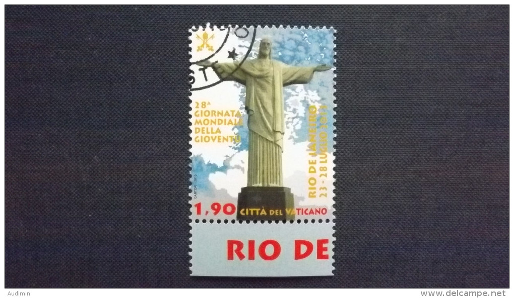 Vatikan 1771 Oo/used, 28. Weltjugendtag, Rio De Janeiro, Christus-Erlöser-Statue - Oblitérés