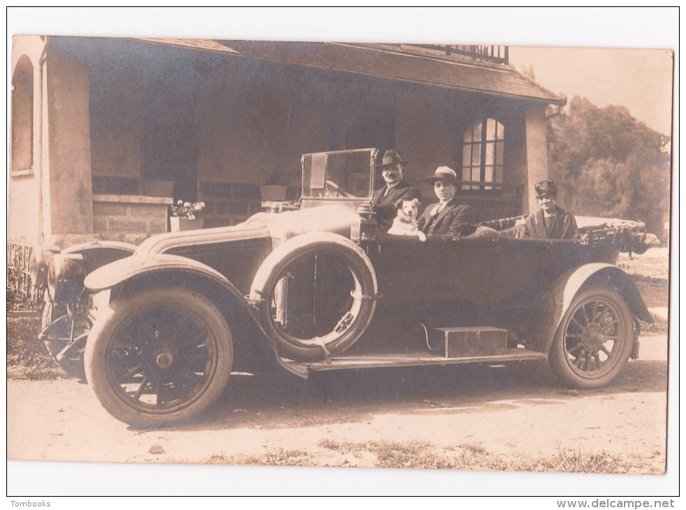 AVIATION  -  GEORGES KIPPER  -  CARTE PHOTO    -  AS DE L' AVIATION -   "   En Voyage Avec Sa Famille   " - Luchtvaart