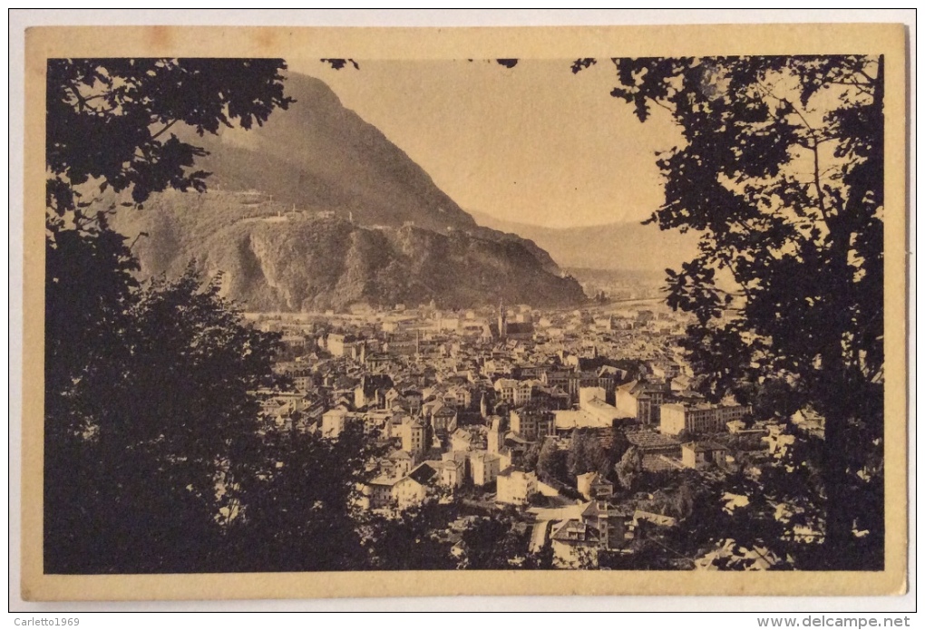 Bolzano Panorama Spedita Nel 1943 Formato Piccolo - Bolzano (Bozen)