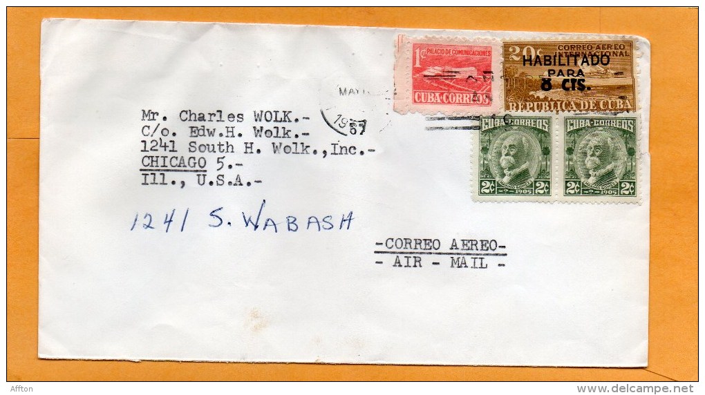 Cuba 1965 Registered Cover Mailed To USA - Cartas & Documentos