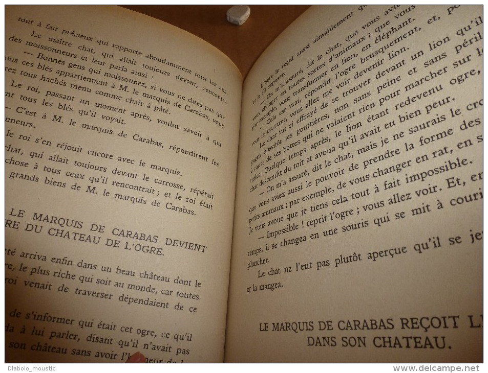 1952  LES BEAUX CONTES de PERRAULT  , édition René Touret,       Imprimerie Giraud-Rivoire